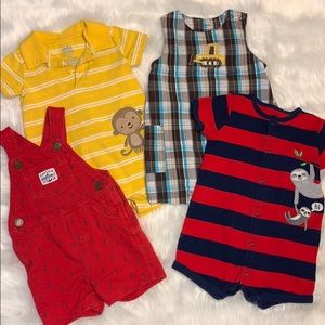 Bundle of 4 Carter’s Summer One Piece Outf…